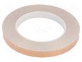 Tape: electrically conductive; ESD; L: 33m; W: 12mm; Thk: 50um STATICTEC PRT-STP1412