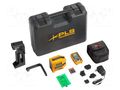 Laser level; Meas.accur: ≤3mm @ 0÷10m; Range: 60m; Laser class: 2 FLUKE FLK-PLS180GRBP/KIT