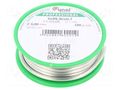Tin; lead free; Sn99,3Cu0,7; 3mm; 100g; reel; 227°C; 3%; Flux: SW32 CYNEL SN99C-3.0/0.1