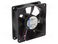 Fan: DC; axial; 24VDC; 80x80x25mm; 58m3/h; 26dBA; slide; 2600rpm EBM-PAPST 8414NGM