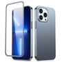 Joyroom 360 Full Case front and back cover for iPhone 13 Pro + tempered glass screen protector grey (JR-BP935 tranish), Joyroom 6941237161604 6941237161604