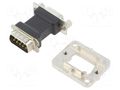 connector D-SUB FEEDTHROUGH 9P M-F NEUTRIK NTR-NADB9MF