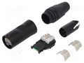 Connector: RJ45; RJ45; male; etherCON; PIN: 8; straight; for cable NEUTRIK NTR-NE8MX6-B-T