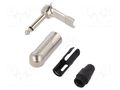 Connector: Jack 6,3mm; plug; male; mono; ways: 2; angled 90°; silver NEUTRIK NTR-NP2RX