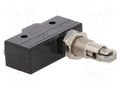 Microswitch SNAP ACTION; 15A/250VAC; 0.3A/220VDC; with roller SPAMEL MS1308
