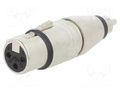 connector ADAPTER XLRF 2POLE  PHONO M NEUTRIK NTR-NA2FPMM