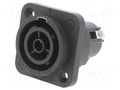 Connector: circular; socket; female; PIN: 3; for panel mounting NEUTRIK NTR-NAC3FPX-ST-TOP