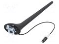 Antenna; car top,automotive; 0.2m; AM,FM; Alfa Romeo,Fiat,Lancia 4CARMEDIA ANT.68