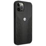 BMW Leather Curve Perforate Case for iPhone 12 Pro Max - Black, BMW 3666339010911 3666339010911