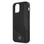 Mercedes Leather Perforated Area Case for iPhone 12 Pro Max - Black, Mercedes 3666339013196 3666339013196