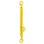 Color Chain (rope) colorful chain phone holder pendant for backpack wallet yellow, Hurtel 5907769326301 5907769326301