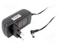 Power supply: switching; mains,plug-in; 9VDC; 1.5A; 13W; 84%; black CELLEVIA POWER CLW-1309-W2E-EB-L