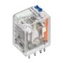 Relay DRM570012LT, 4 CO, 12 V DC, 5 A, with test button and LED, Weidmuller 7760056096 4032248855681