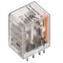 Relay, Number of contacts: 4, CO contact, AgNi flash gold-plated, Rated control voltage: 24 V DC, Continuous current: 5 A, Plug-in connection 7760056105 4032248855599