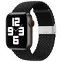 Braided Fabric Strap Bracelet Strap Fabric Band for Apple Watch 38 / 40 / 41 mm - Black, Hurtel 5907769336638 5907769336638