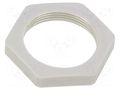 Nut; Thread: metric; polyamide; PMAFIX MN; grey; Pitch: 1.5; 41mm PMA I-GMN-M32
