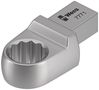 7771 Ring spanner insert, 9x12 mm, 9x12x12x44,0, Wera 05078625001