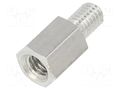 Screwed spacer sleeve; 10mm; Int.thread: M5; Ext.thread: M5 DREMEC TFM-M5X10/DR238
