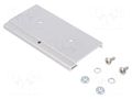 DIN rail mounting bracket; aluminium; 100mm; Rail: TS35 HAMMOND HM-1427DIN100M