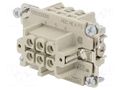 Connector: rectangular; female; HDC; PIN: 6; 24A; 500V; 6+PE; size 3 WEIDMÜLLER 1200200000