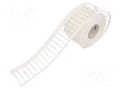 Label; polyester; white; -40÷150°C; slide; TM-I; UL94HB; W: 4mm; reel WEIDMÜLLER WM-2005470000