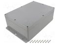 Enclosure: multipurpose; X: 185mm; Y: 265mm; Z: 75mm; ABS; light grey GAINTA A3783MF-IP68