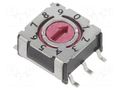 Encoding switch; DEC/BCD; Pos: 10; SMD; Rcont max: 80mΩ; P36 PTR HARTMANN P36SMT101H