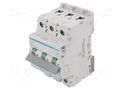 Circuit breaker; 230/400VAC; Inom: 10A; Poles: 3; Charact: C; 10kA HAGER NCN310