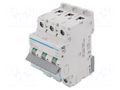 Circuit breaker; 230/400VAC; Inom: 10A; Poles: 3; Charact: C; 10kA HAGER NCN310