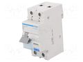 RCBO breaker; Inom: 16A; Ires: 30mA; Max surge current: 250A; IP20 HAGER ADC916D