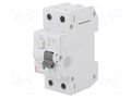 RCBO breaker; Inom: 16A; Ires: 30mA; Poles: 2; 230/400VAC; IP20; KZS ETI POLAM 002173124