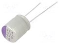 Capacitor: polymer; 470uF; 16VDC; THT; ±20%; Body dim: Ø10x13mm PANASONIC 16SEPC470M