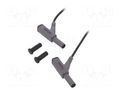 Test lead; 16A; banana plug 4mm,both sides; insulated; Len: 2m BEHA-AMPROBE 307122