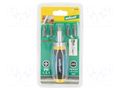 Kit: screwdriver bits; with ratchet; Phillips,slot; 5pcs. WOLFCRAFT WF1237000