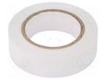 Tape: electrical insulating; W: 15mm; L: 10m; Thk: 0.13mm; white SCAPA SCAPA-2701W-15/10W