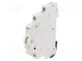 Auxiliary contacts; 230VAC; 6A; Contacts: NC + NO HAGER MZ201