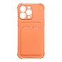 Card Armor Case Pouch Cover for iPhone 11 Pro Card Wallet Silicone Air Bag Armor Case Orange, Hurtel 5907769335440