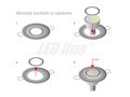 LED line® downlight aluminium round adjustable gold brushed 244933 5901583244933