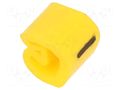 Markers; Marking: -; 1.3÷3mm; PVC; yellow; -30÷80°C; leaded; CLI C WEIDMÜLLER WM-0252111740