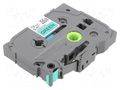 Tape; 12mm; 8m; green; Character colour: black; laminated,glued BROTHER BR-TZE731