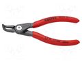 Pliers; for circlip; internal; 8÷13mm; Pliers len: 130mm; angular KNIPEX KNP.4821J01