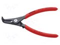 Pliers; for circlip; external; 19÷60mm; Pliers len: 180mm; angular KNIPEX KNP.4941A21