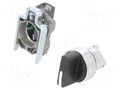 Switch: rotary; 22mm; NO; black; none; 3A/240VAC; 0.55A/125VDC; IP66 SCHNEIDER ELECTRIC XB4BD21