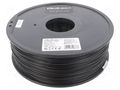 Filament: ABS PRO; 1.75mm; black; 220÷260°C; 1kg QOLTEC Q-ABS-PRO-1.75/BK