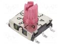 Encoding switch; DEC/BCD; Pos: 10; SMD; Rcont max: 80mΩ; 7x7x2.5mm PTR HARTMANN P25SMT301H