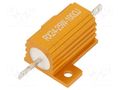 Resistor: wire-wound; with heatsink; 100Ω; 25W; ±5%; 50ppm/°C SR PASSIVES AHP25W-100RJ