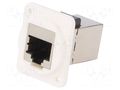 Coupler; FT; Cat: 6; shielded; 8p8c; RJ45 socket,both sides CLIFF CP30222SXW