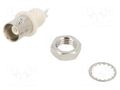 Connector: BNC; socket; female; straight; 50Ω; soldering; nylon AMPHENOL RF 031-10-RFX