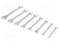 Wrench-set; spanner; Chrom-vanadium steel; 8pcs. STANLEY STL-4-87-052