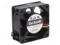 Fan: DC; axial; 12VDC; 60x60x25mm; 46.8m3/h; 39dBA; ball; 5600rpm SANYO DENKI 109R0612G401